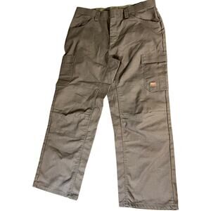 Red Kap Men's Double Knee No Scratch Tradesmen Work Pants - GRAY W36 x L30